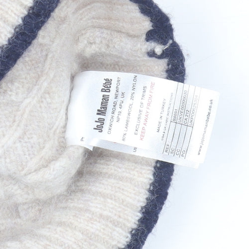JoJo Maman Bébé Beige Lambswool Knit Baby Jumper 18-24 Months