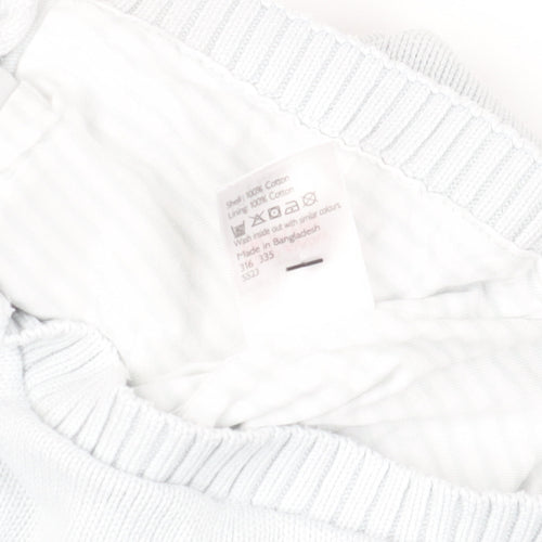 John Lewis Unisex Baby Ivory Cotton Hooded Button Jacket 12-18 Months