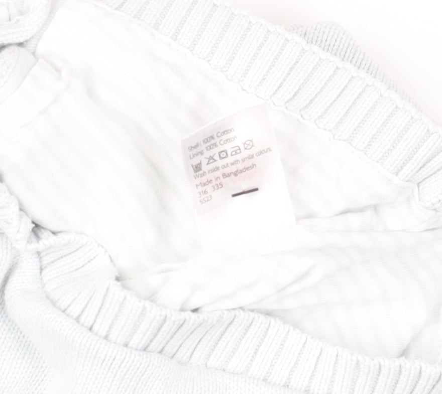 John Lewis Unisex Baby Ivory Cotton Hooded Button Jacket 12-18 Months