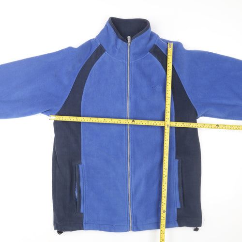 Cotton Traders Men's Blue Fleece Full Zip Jacket Size M Regular Fit
