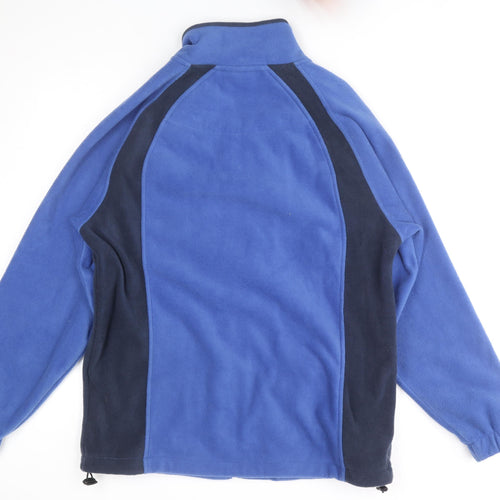 Cotton Traders Men's Blue Fleece Full Zip Jacket Size M Regular Fit