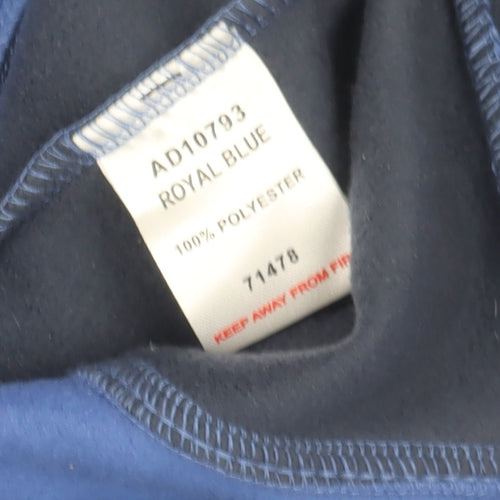 Cotton Traders Men's Blue Fleece Full Zip Jacket Size M Regular Fit