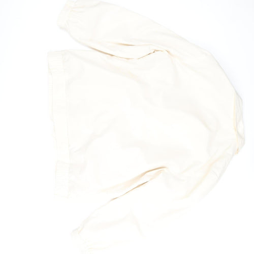 Damart Women Ivory Polyester Lined Basic Jacket Size M