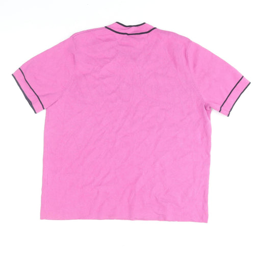 Eastex Women's Pink Short Sleeve Knit T-Shirt Size 18