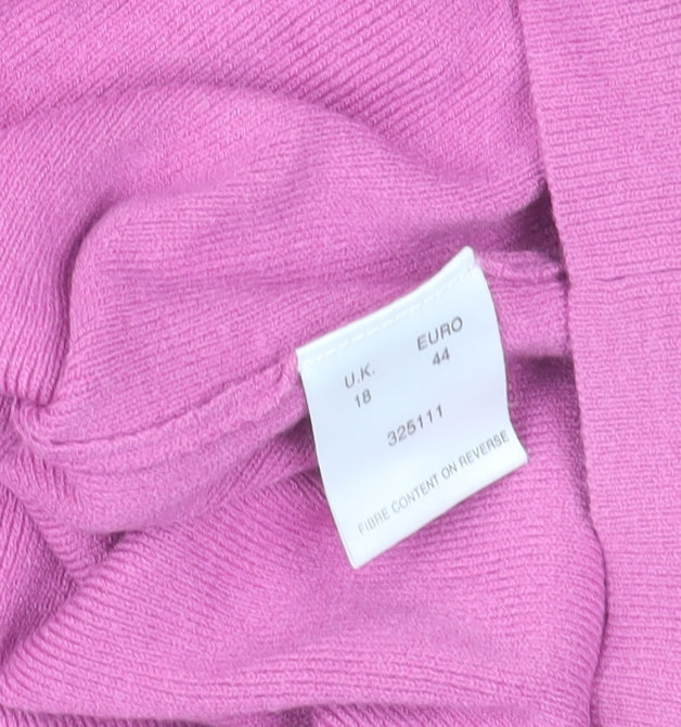 Eastex Women's Pink Short Sleeve Knit T-Shirt Size 18