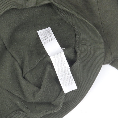 Disney Women’s Green Mickey Mouse Crew Neck Pullover Jumper Size L