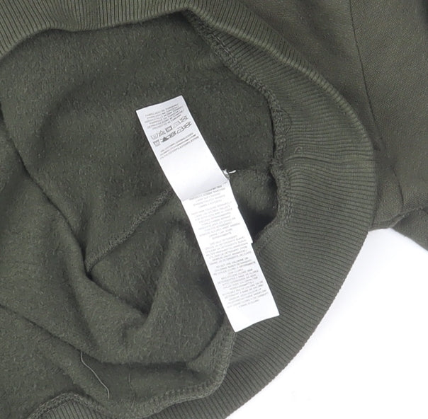 Disney Women’s Green Mickey Mouse Crew Neck Pullover Jumper Size L