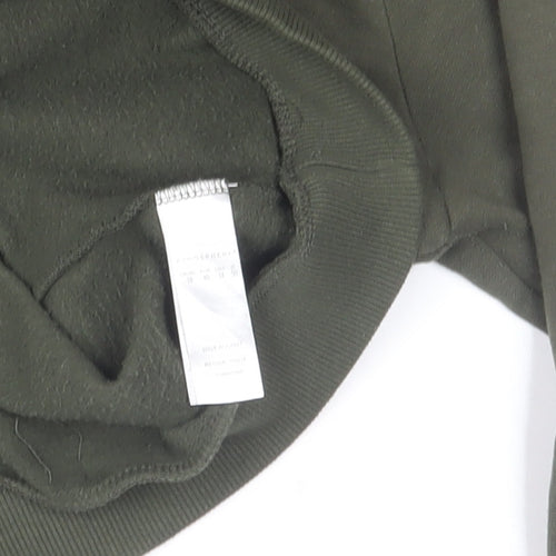 Disney Women’s Green Mickey Mouse Crew Neck Pullover Jumper Size L