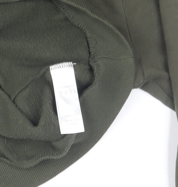 Disney Women’s Green Mickey Mouse Crew Neck Pullover Jumper Size L