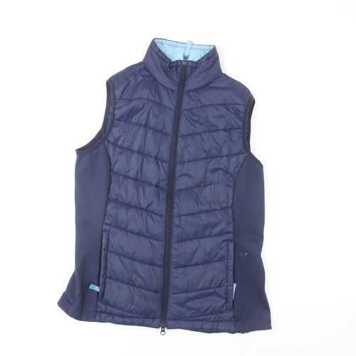 Crane Equestrian Women's Blue Padded Waistcoat Size S