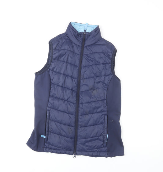 Crane Equestrian Women's Blue Padded Waistcoat Size S