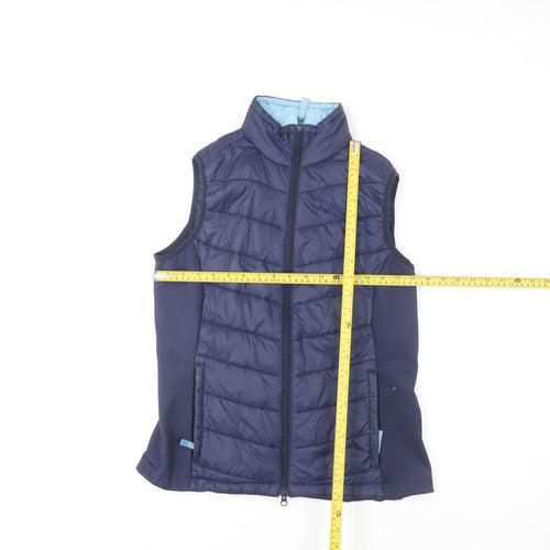 Crane Equestrian Women's Blue Padded Waistcoat Size S