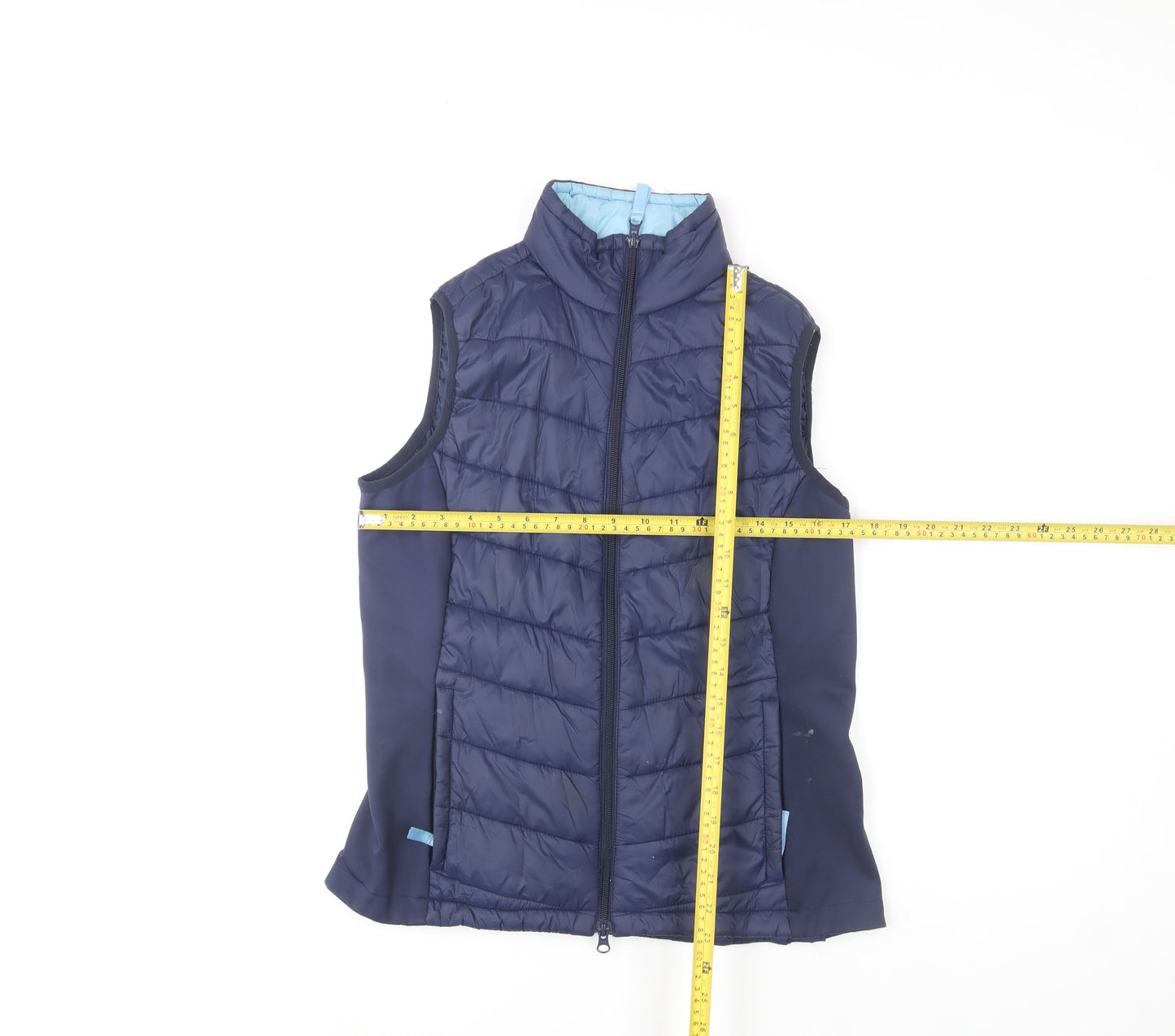Crane Equestrian Women's Blue Padded Waistcoat Size S
