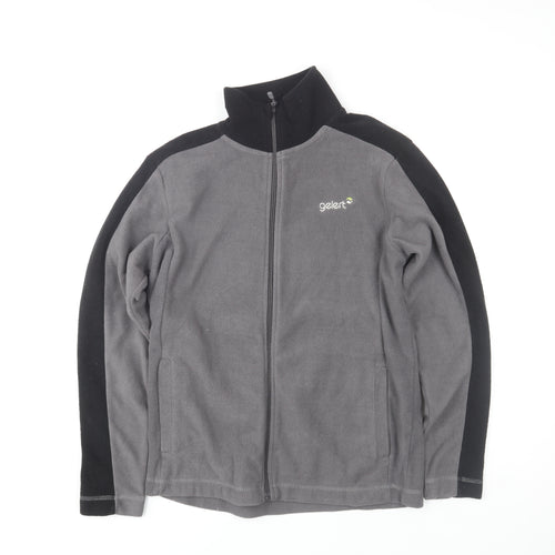 Gelert Men's Grey Fleece Jacket Size S Full Zip Outdoor Hiking