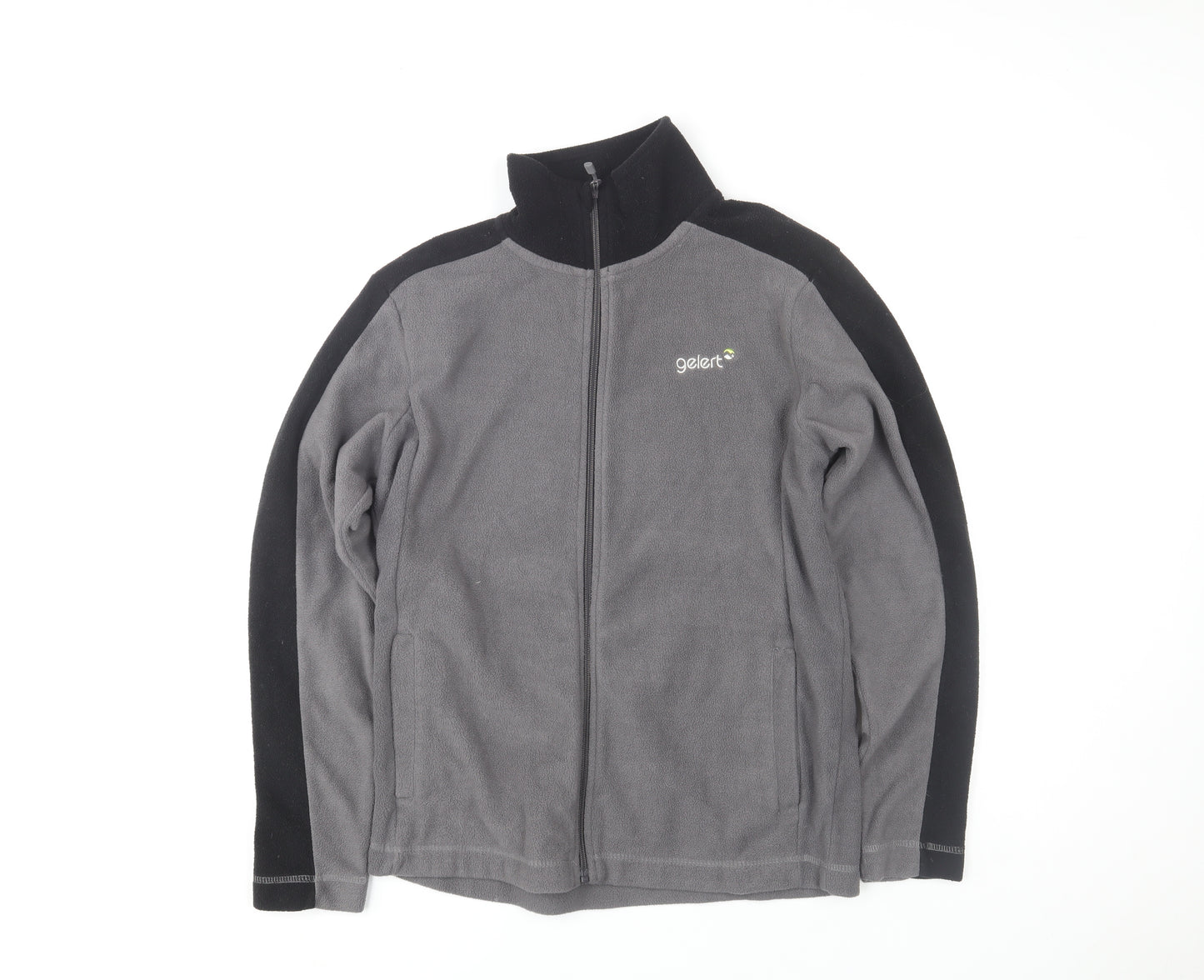 Gelert Men's Grey Fleece Jacket Size S Full Zip Outdoor Hiking