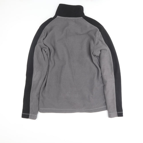 Gelert Men's Grey Fleece Jacket Size S Full Zip Outdoor Hiking