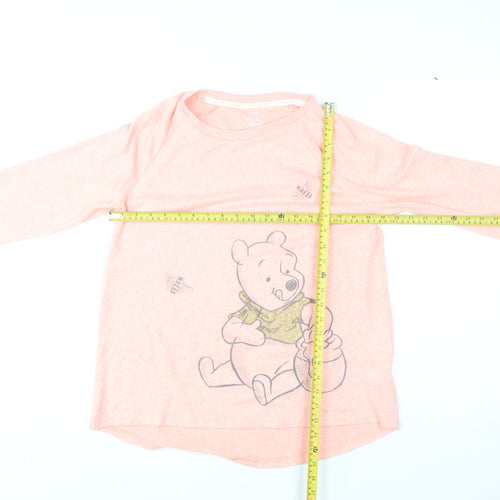 Disney Women’s Pink Winnie the Pooh Pullover Jumper Size M (12-14)