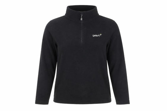 Gelert Womens Black XS Fleece 1/4 Zip Pullover Activewear Top