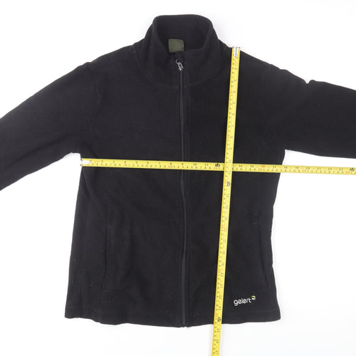 Gelert Womens Black Fleece Full Zip Basic Jacket Size 14