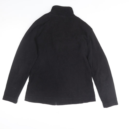 Gelert Womens Black Fleece Full Zip Basic Jacket Size 14