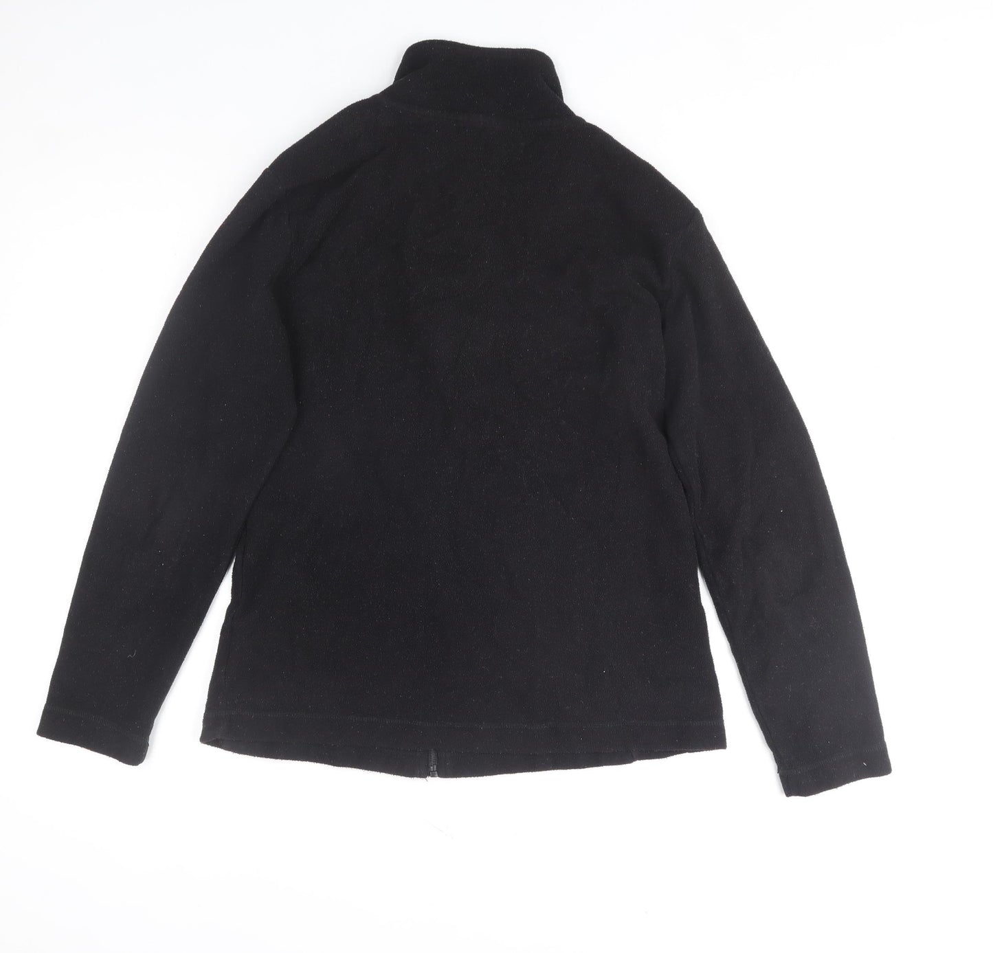 Gelert Womens Black Fleece Full Zip Basic Jacket Size 14