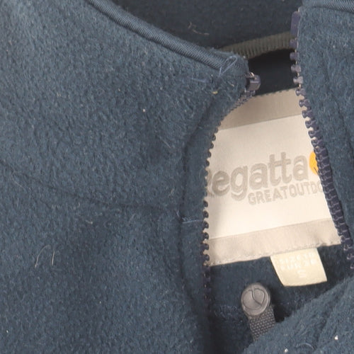 Regatta Women's Blue Fleece Full Zip Jacket Size S Outdoor Walking