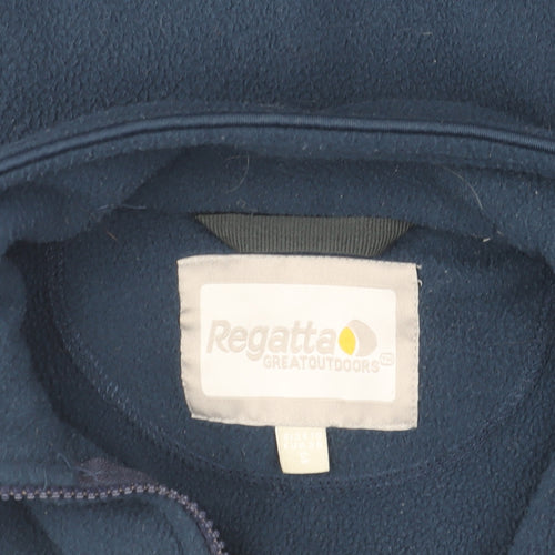 Regatta Women's Blue Fleece Full Zip Jacket Size S Outdoor Walking