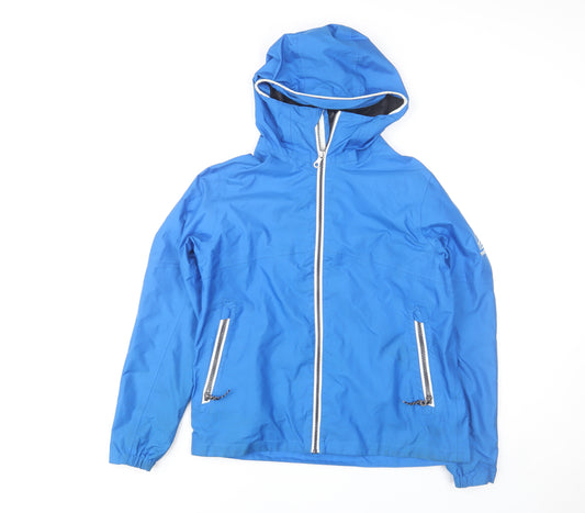 Tribord Boys Blue Hooded Waterproof Rain Jacket 14-15 Years