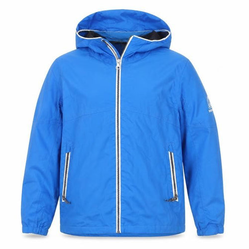 Tribord Boys Blue Hooded Waterproof Rain Jacket 14-15 Years