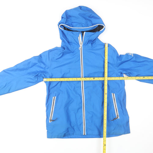 Tribord Boys Blue Hooded Waterproof Rain Jacket 14-15 Years