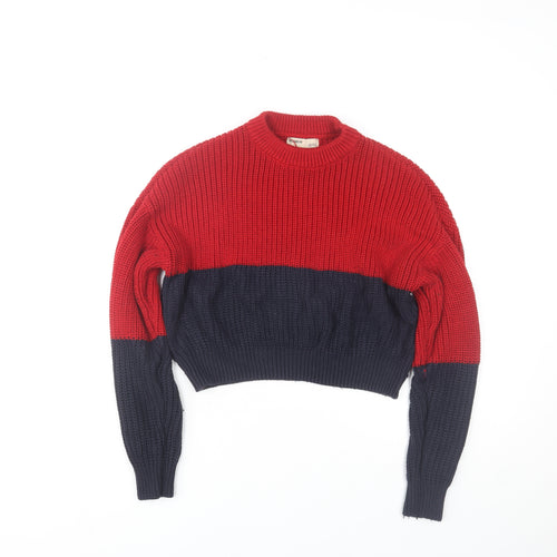 Pull&Bear Women’s Multicoloured Chunky Knit Jumper Size S