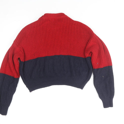 Pull&Bear Women’s Multicoloured Chunky Knit Jumper Size S