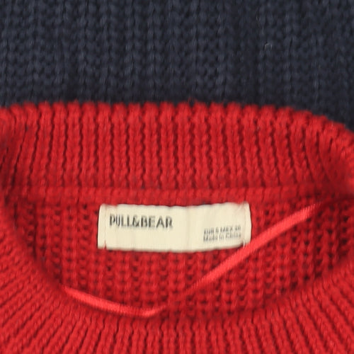 Pull&Bear Women’s Multicoloured Chunky Knit Jumper Size S