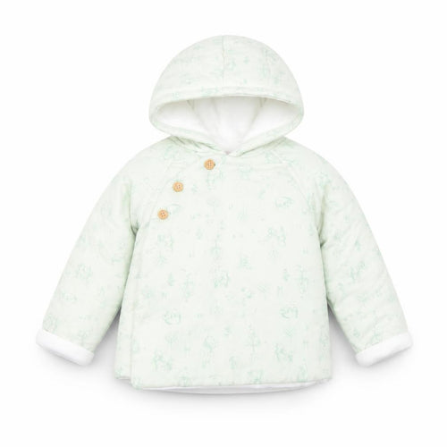 Disney Baby at Primark Winnie the Pooh Green Hooded Puffer Coat 12-18 Months