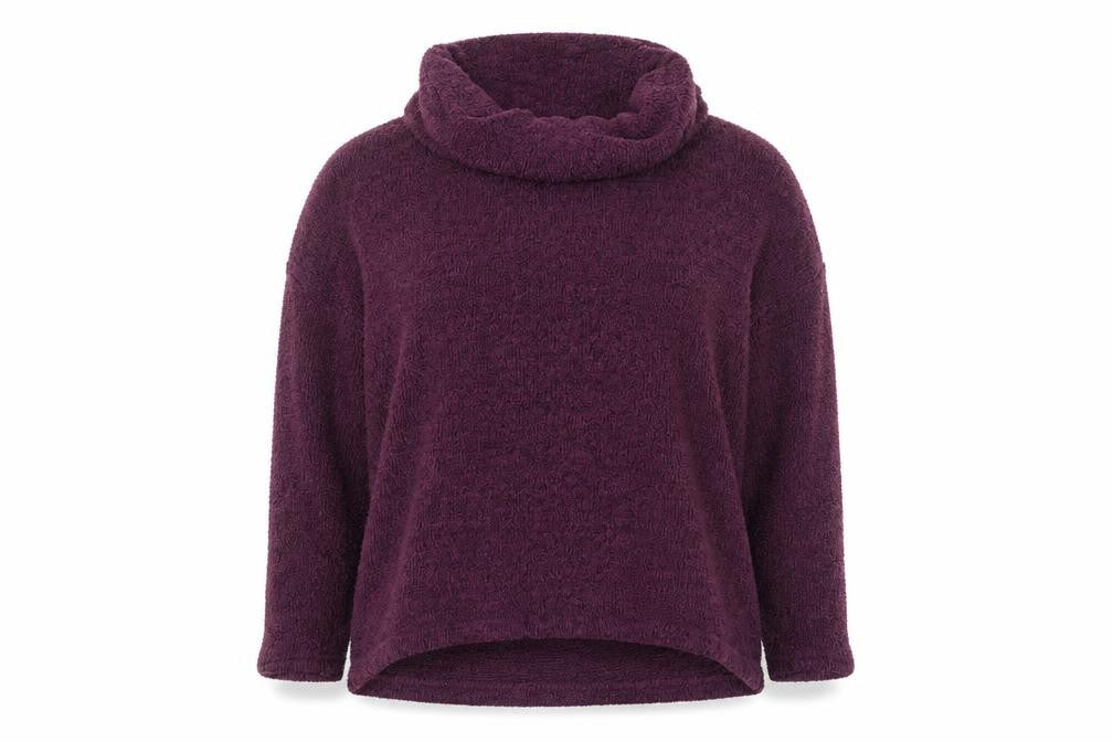 Next Women’s Purple Roll Neck Long Sleeve Knit Top M