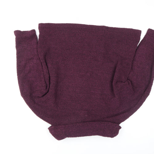 Next Women’s Purple Roll Neck Long Sleeve Knit Top M
