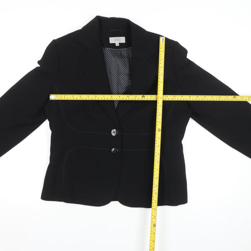 Marks and Spencer Women Black Size 14 Blazer Jacket
