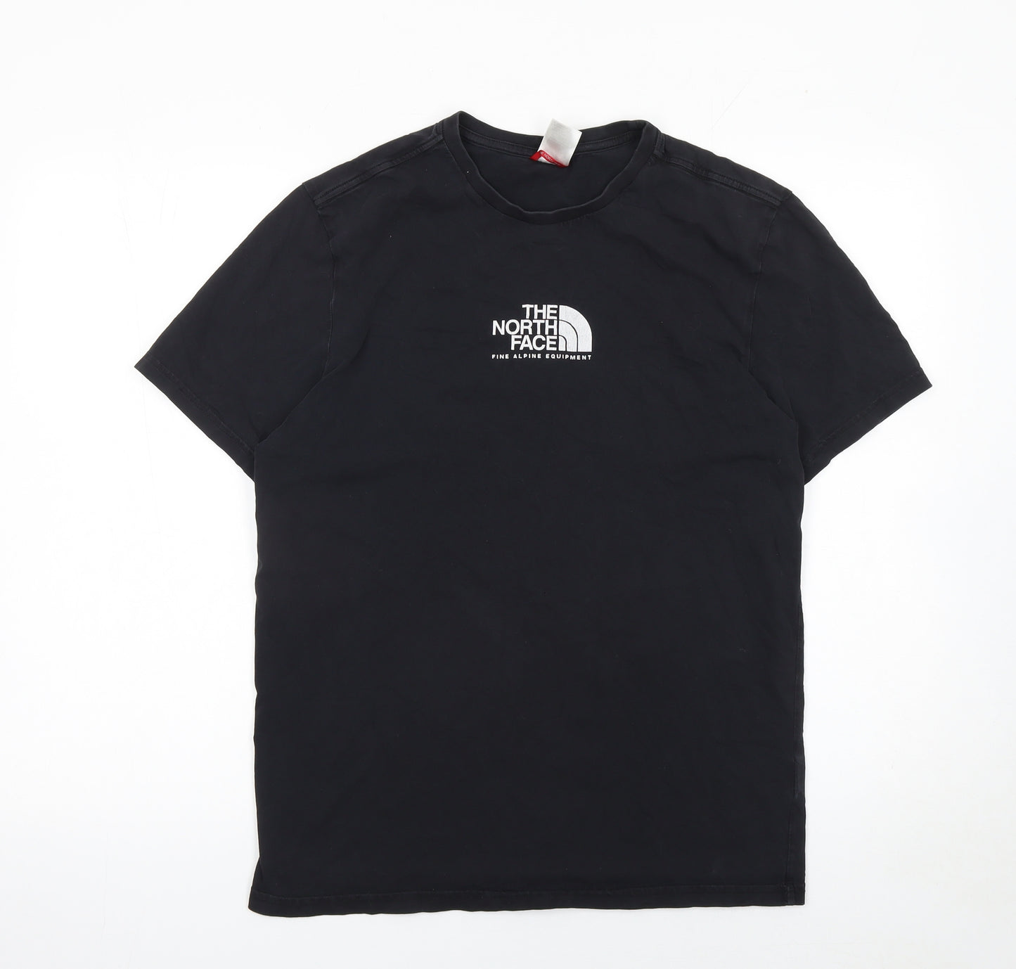 The North Face Men's Black Cotton Regular Fit Crew Neck T-Shirt M