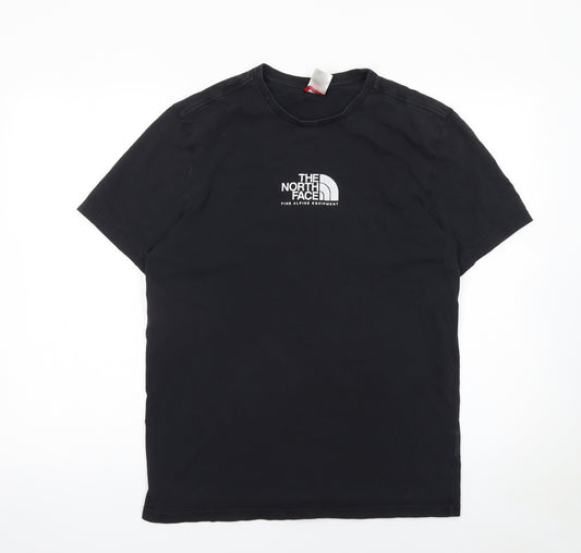 The North Face Men's Black Cotton Regular Fit Crew Neck T-Shirt M