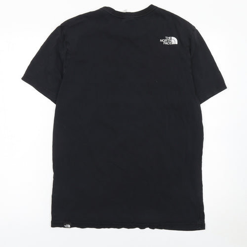 The North Face Men's Black Cotton Regular Fit Crew Neck T-Shirt M