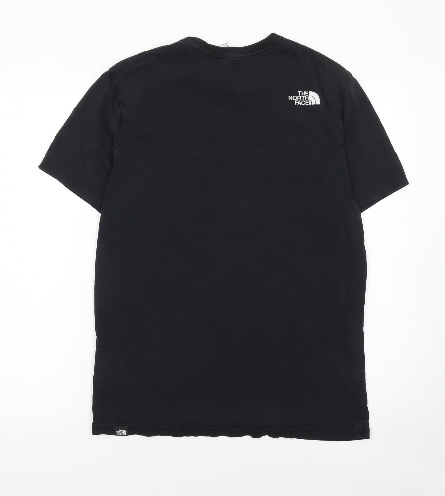 The North Face Men's Black Cotton Regular Fit Crew Neck T-Shirt M