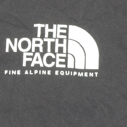The North Face Men's Black Cotton Regular Fit Crew Neck T-Shirt M