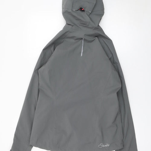Dare2b Women's Grey Hooded Waterproof Softshell Jacket UK 10