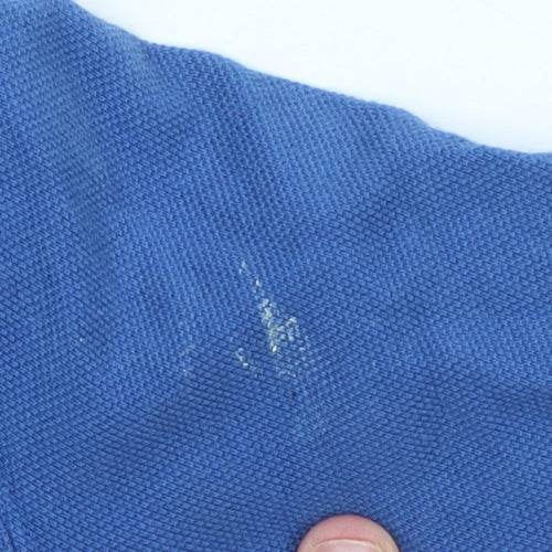 Joules Boys Blue Polo Shirt Age 8 Years Cotton Short Sleeve Casual