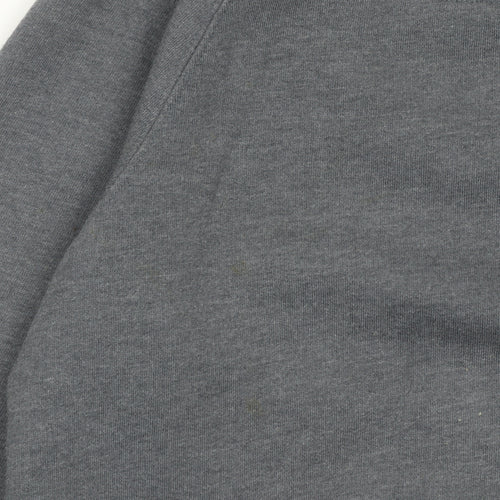 Jack Wills Women's Grey Crew Neck Printed Sweatshirt UK 8