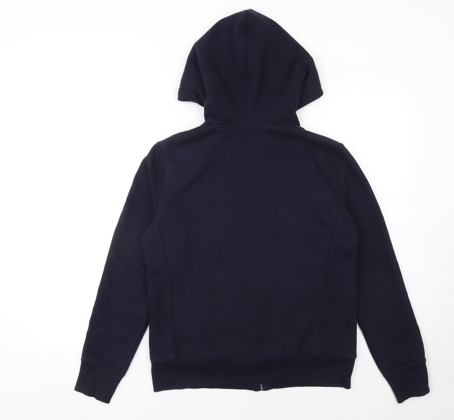 Uniqlo Women's Navy Full Zip Hoodie Size 10 M Cotton Blend