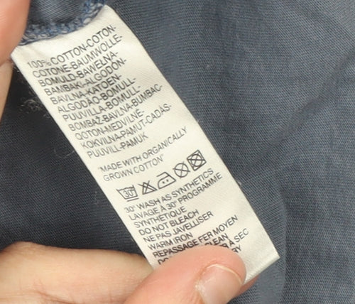 Paul Smith PS Men's Blue Organic Cotton Crew Neck T-Shirt M