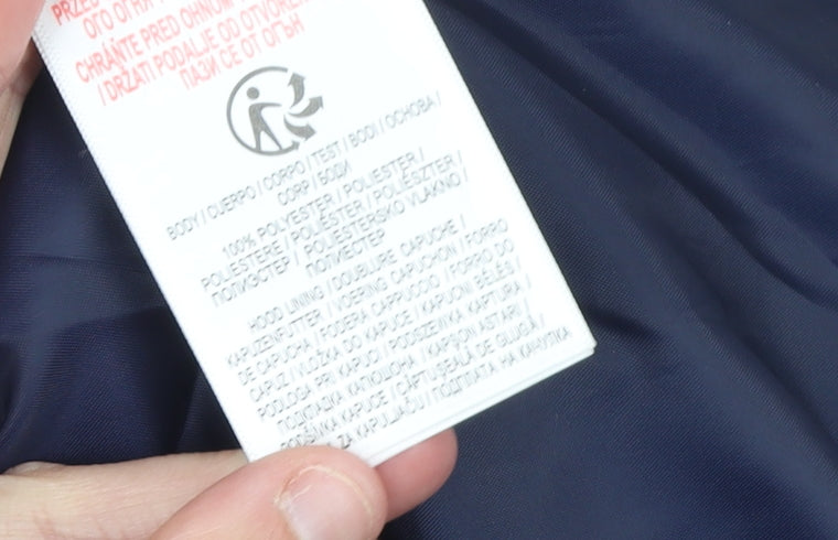 Tokyo Laundry Girls Blue Hooded Puffer Jacket 5-6 Years Winter Coat