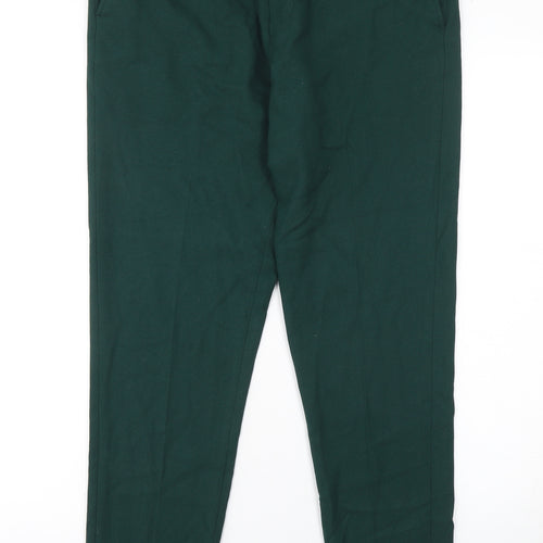 ASOS Design Men's Green Slim Fit Dress Pants 34W 30L Polyester Blend