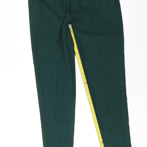 ASOS Design Men's Green Slim Fit Dress Pants 34W 30L Polyester Blend